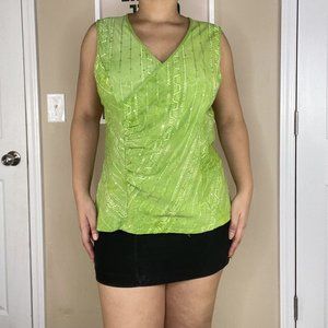 Vintage 90s/Y2k Crossover Sequins Blouse